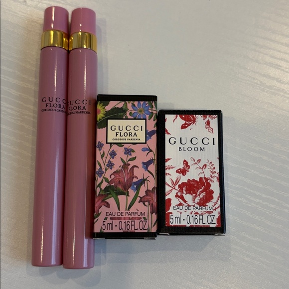 New Gucci Flora and Bloom Gorgeous Gardenia Eau de Parfum Bundle - Pink - Picture 5 of 5